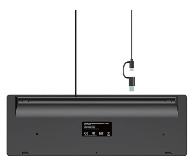 Unitek SlimTap Lekka klawiatura przewodowa biurowa - 1540407 - zdjęcie 5